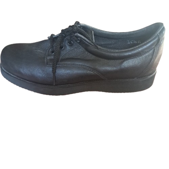 NWOT Mens Wolverine Black Leather Slid Resistant Workshoes 10.5 M - Picture 4 of 13